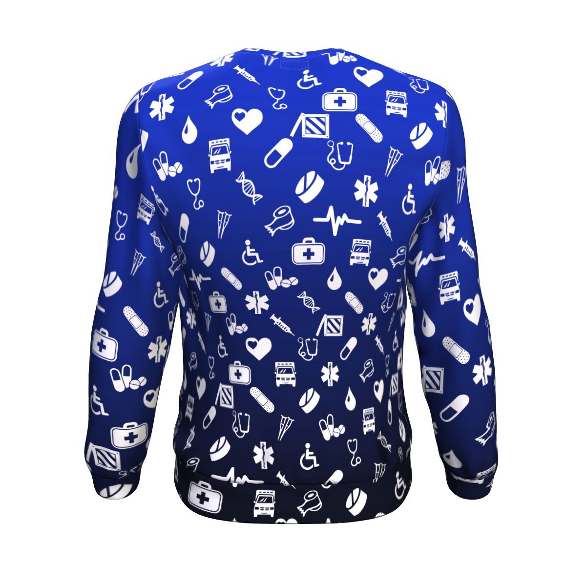 EMT/Paramedic Pattern Unisex Crewneck Sweatshirt GearFrost