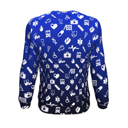 EMT/Paramedic Pattern Unisex Crewneck Sweatshirt GearFrost