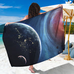 Endless Space Print Beach Sarong Wrap