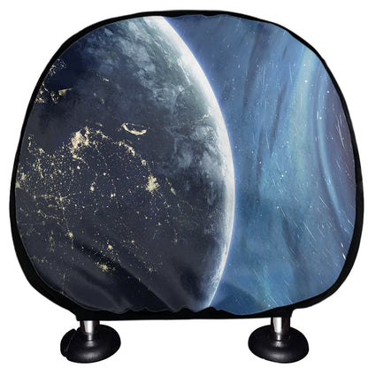 Endless Space Print Car Headrest Covers