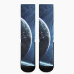 Endless Space Print Crew Socks