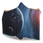 Endless Space Print Hooded Blanket