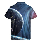 Endless Space Print Men's Short Sleeve Shirt