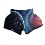 Endless Space Print Muay Thai Boxing Shorts