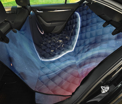 Endless Space Print Pet Car Back Seat Cover