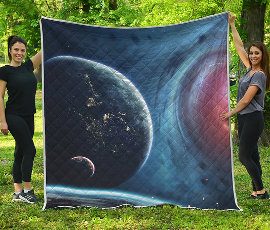 Endless Space Print Quilt