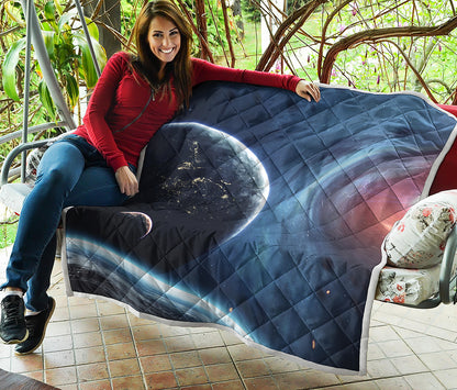 Endless Space Print Quilt