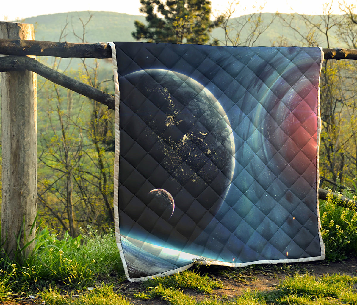 Endless Space Print Quilt