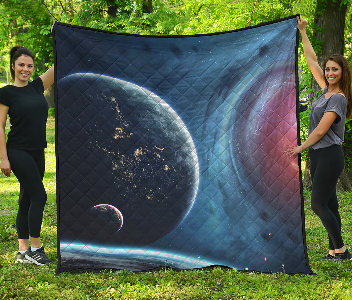 Endless Space Print Quilt