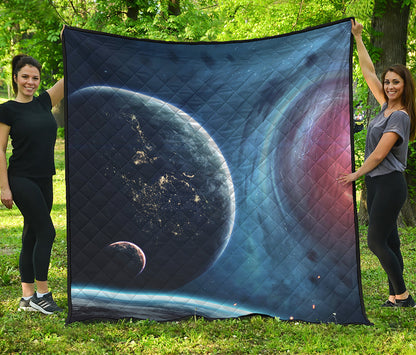 Endless Space Print Quilt