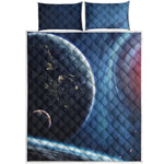 Endless Space Print Quilt Bed Set