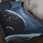 Endless Space Print Quilt Bed Set