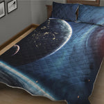 Endless Space Print Quilt Bed Set