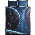 Endless Space Print Quilt Bed Set