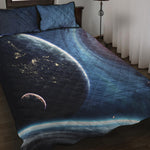 Endless Space Print Quilt Bed Set