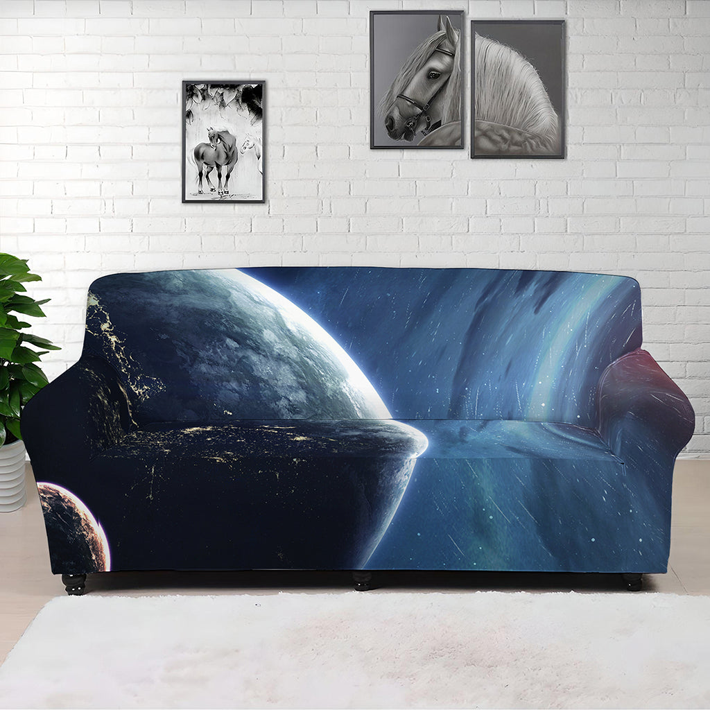 Endless Space Print Sofa Cover