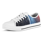 Endless Space Print White Low Top Shoes