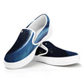 Endless Space Print White Slip On Sneakers