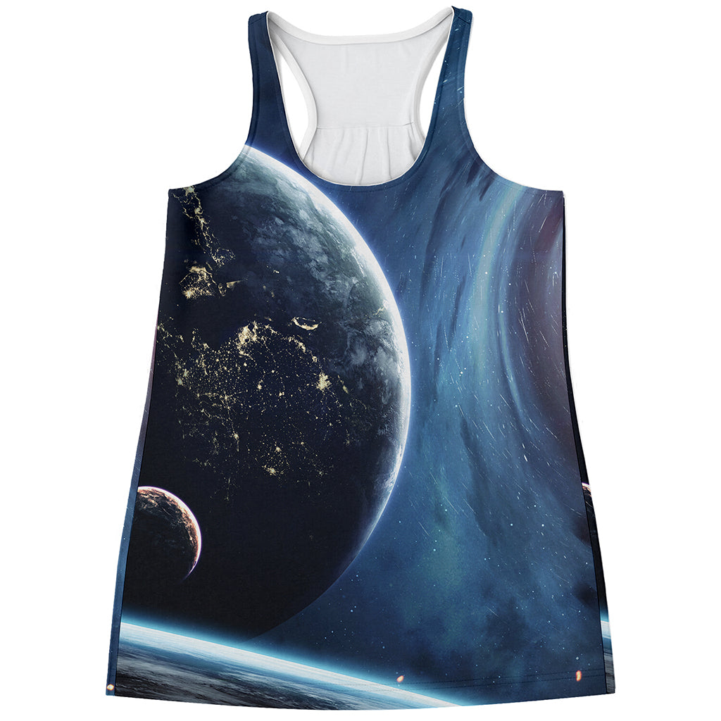 Endless Space Print Women's Racerback Tank Top