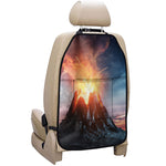 Erupting Volcano Print Car Seat Organizers