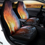 Erupting Volcano Print Universal Fit Car Seat Covers