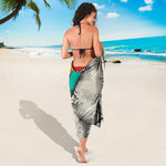 Ethnic African Girl Print Beach Sarong Wrap