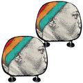 Ethnic African Girl Print Car Headrest Covers