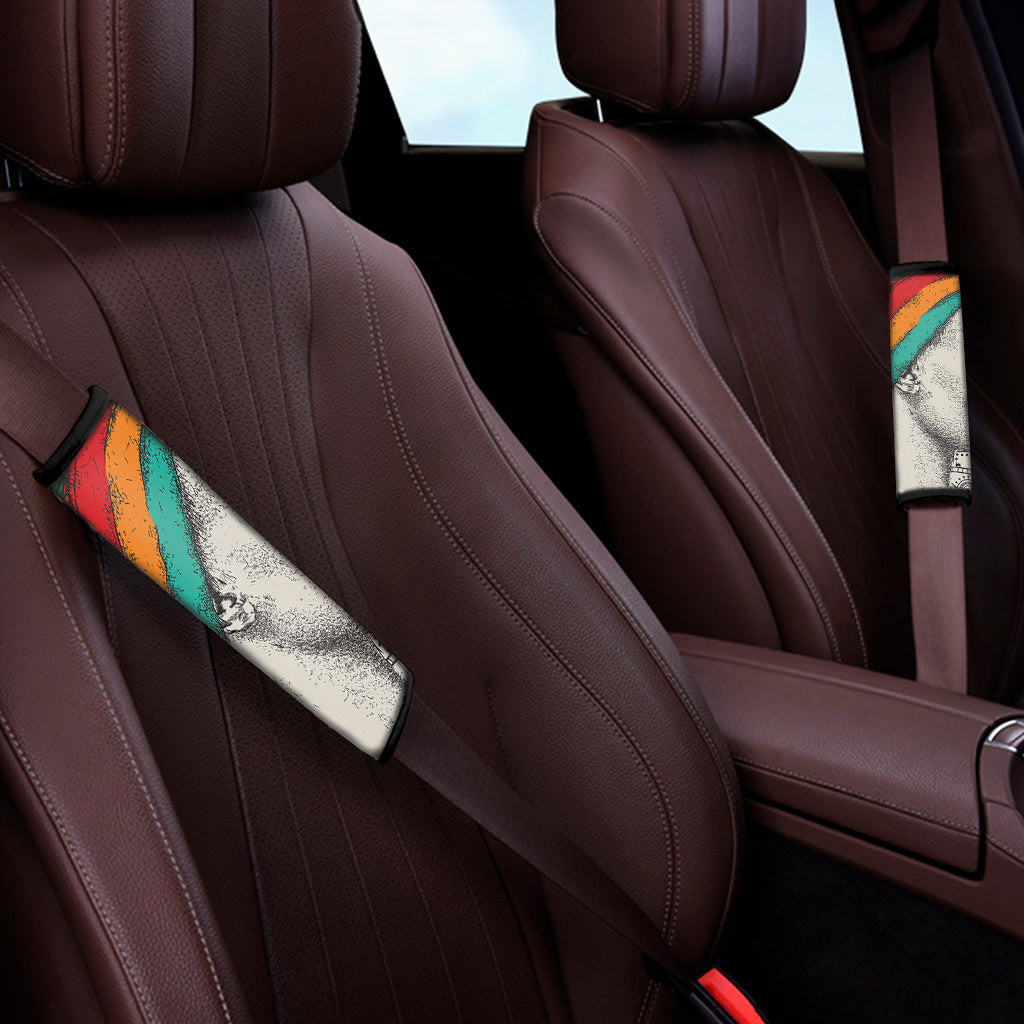 Ethnic African Girl Print Car Seat Belt Covers