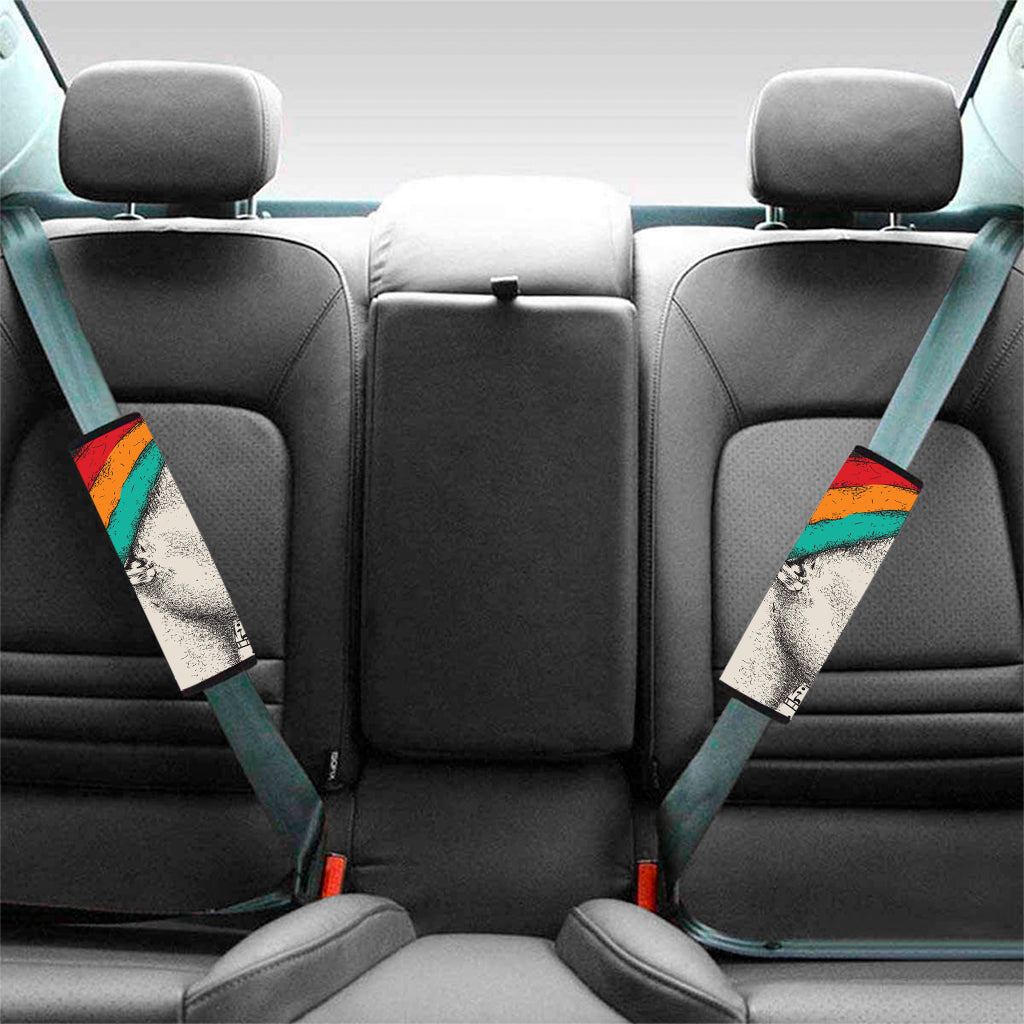 Ethnic African Girl Print Car Seat Belt Covers