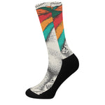 Ethnic African Girl Print Crew Socks