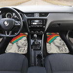 Ethnic African Girl Print Front and Back Car Floor Mats