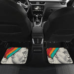 Ethnic African Girl Print Front and Back Car Floor Mats