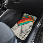 Ethnic African Girl Print Front Car Floor Mats