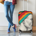 Ethnic African Girl Print Luggage Cover