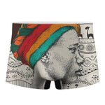 Ethnic African Girl Print Men's Boxer Briefs