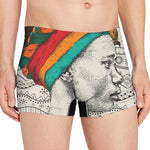 Ethnic African Girl Print Men's Boxer Briefs