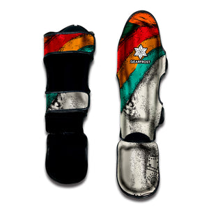 Ethnic African Girl Print Muay Thai Shin Guard