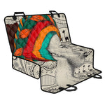 Ethnic African Girl Print Pet Car Back Seat Cover