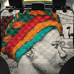 Ethnic African Girl Print Pet Car Back Seat Cover