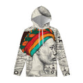 Ethnic African Girl Print Pullover Hoodie