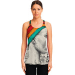 Ethnic African Girl Print Women's Racerback Tank Top