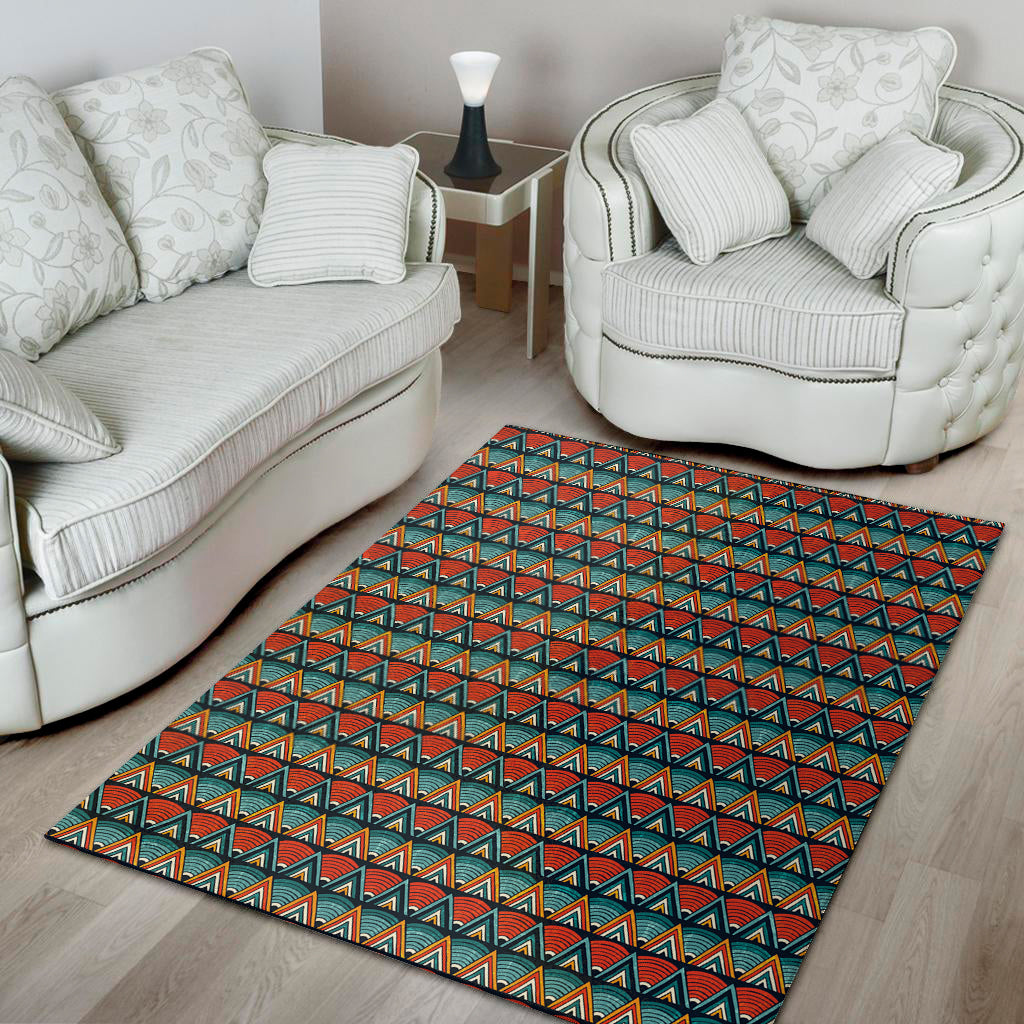 Ethnic African Inspired Pattern Print Area Rug