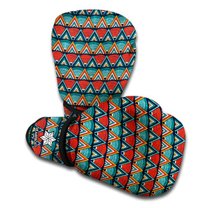 Ethnic African Inspired Pattern Print Boxing Gloves