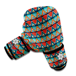 Ethnic African Inspired Pattern Print Boxing Gloves