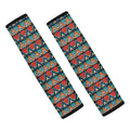 Ethnic African Inspired Pattern Print Car Seat Belt Covers
