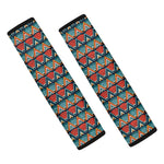 Ethnic African Inspired Pattern Print Car Seat Belt Covers