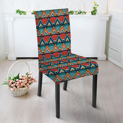 Ethnic African Inspired Pattern Print Dining Chair Slipcover