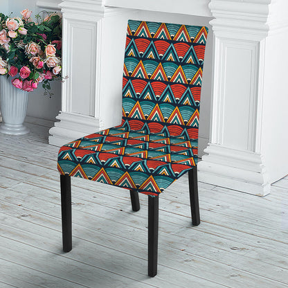 Ethnic African Inspired Pattern Print Dining Chair Slipcover