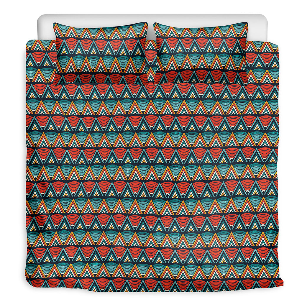 Ethnic African Inspired Pattern Print Duvet Cover Bedding Set