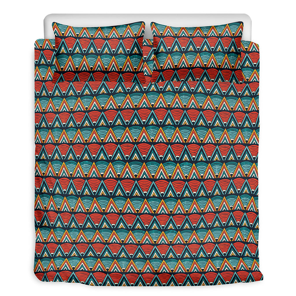 Ethnic African Inspired Pattern Print Duvet Cover Bedding Set